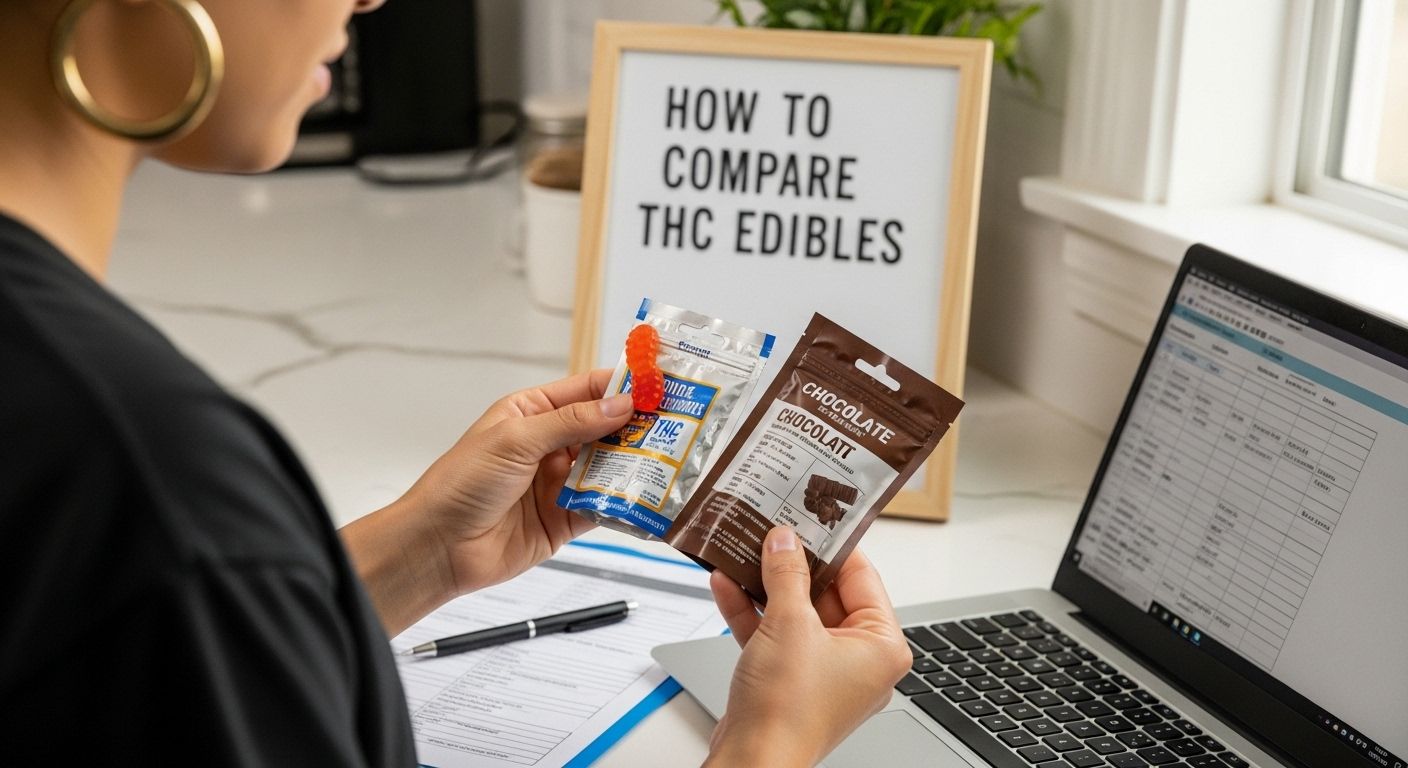 compare thc edibles