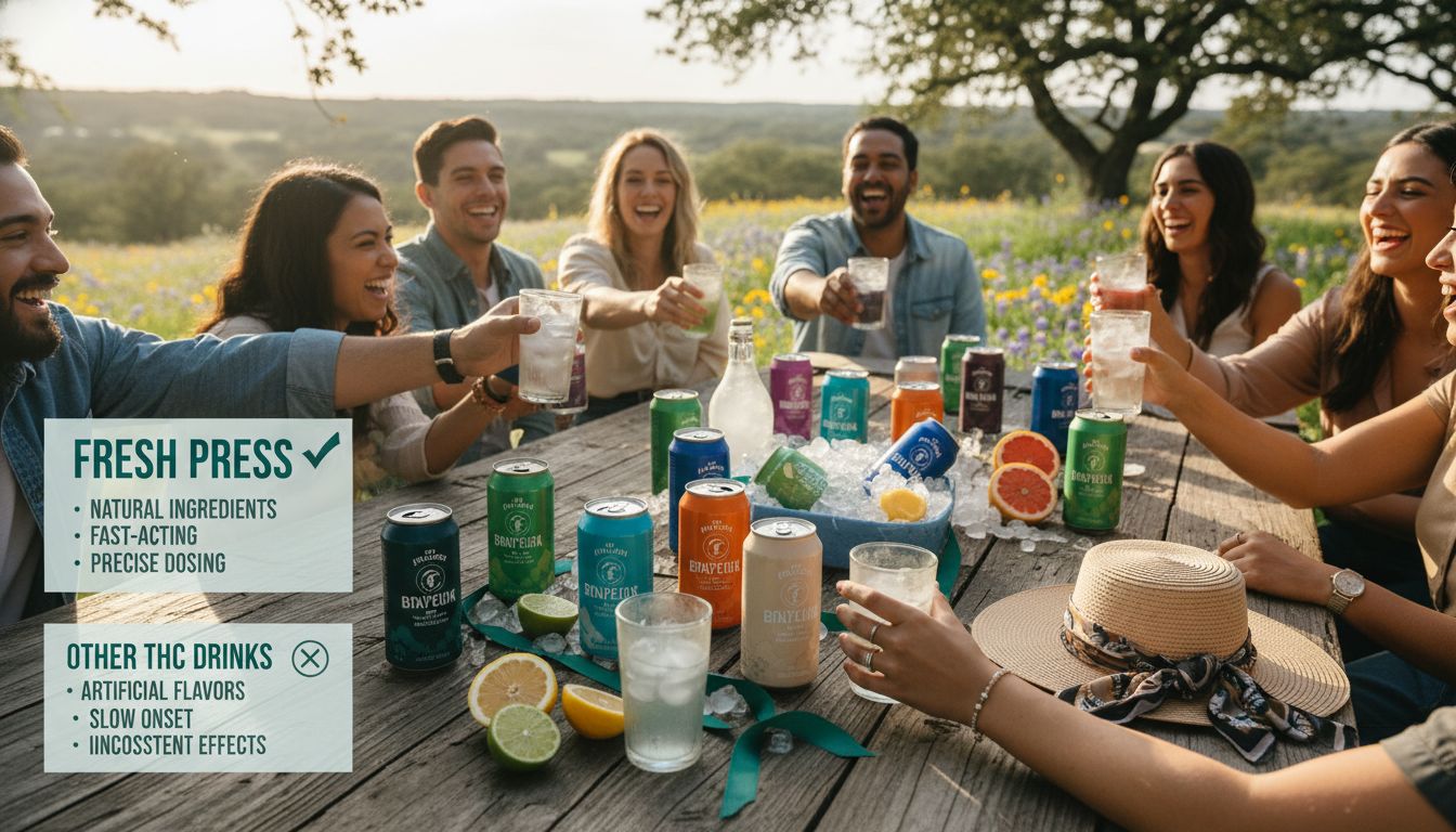 Best THC Drinks Texas – Expert Comparison 2025