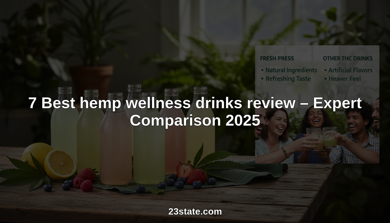 7 Best hemp wellness drinks review – Expert Comparison 2025