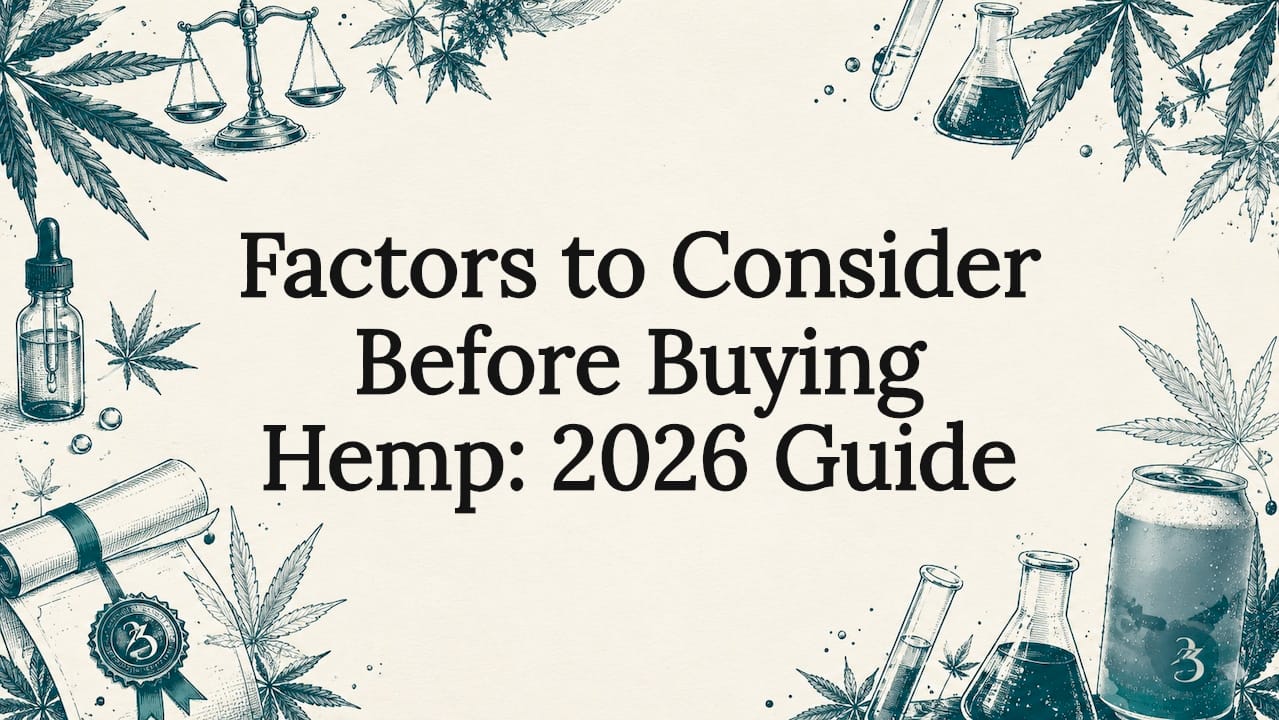 Factors to Consider Before Buying Hemp: 2026 Guide