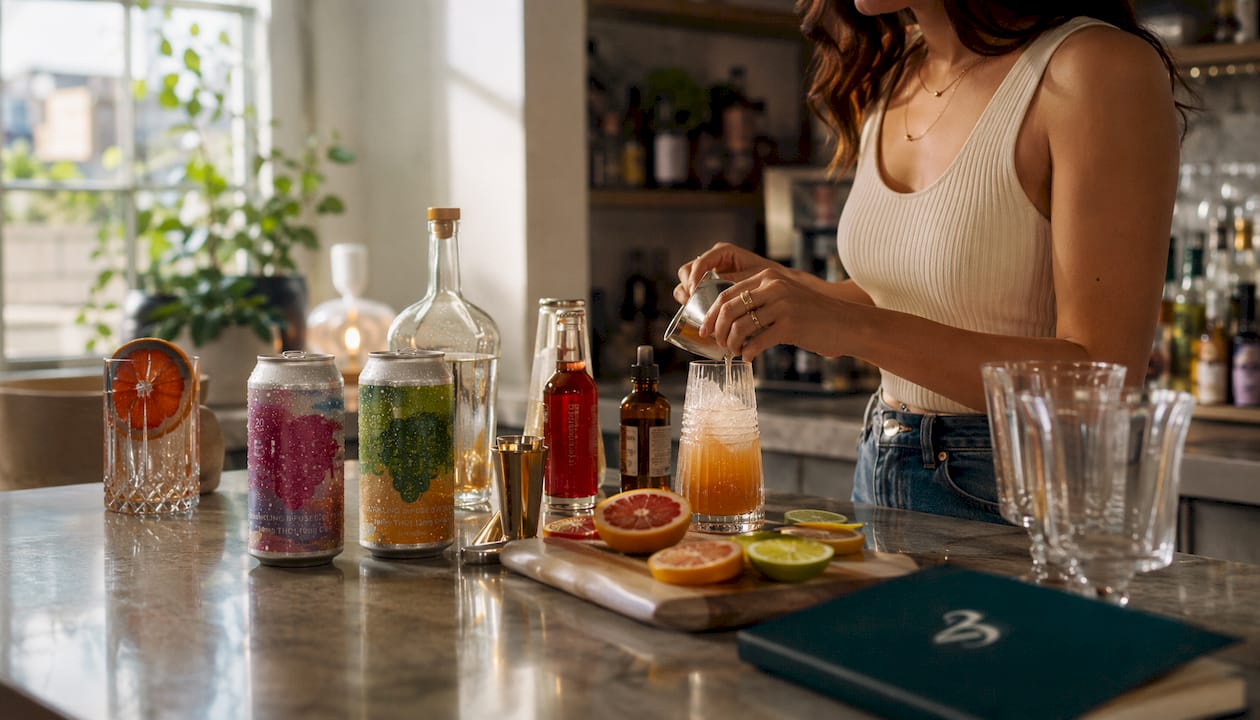 Non-Alcoholic Bar Ideas for the Canna-Curious Host